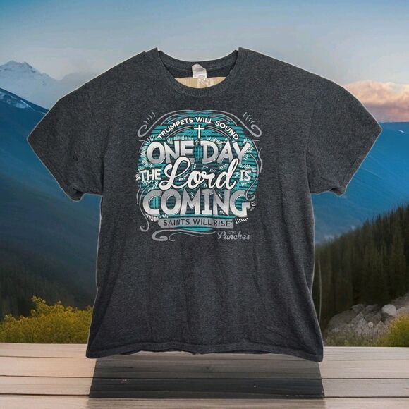 Vintage Christian Punches family band women's XL t-shirt "One Day" graphic print - Picture 1 of 10